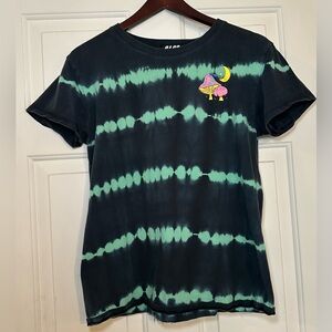 A lab Black Tie Die Men’s Medium Mushroom Trip Tshirt‎ Cotton.